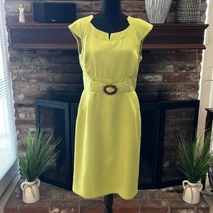 Lime green Tahari dress